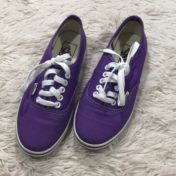 solid purple vans